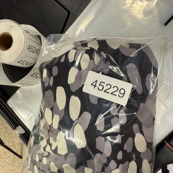 Beach Belle Tankini Top Women 18 Plus Gray Geometric Sleeveless Wide Strap - Picture 4 of 4